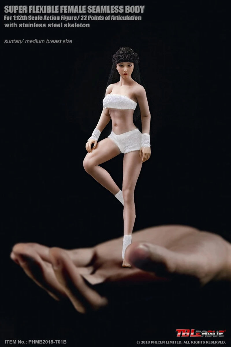 TBLeague Phicen 1/12 Scale TM01A TM02A T01A T01B T02A T02B T03A T03B T04A T04B T05A T05B Female/Male Pale/Suntan Body With Head
