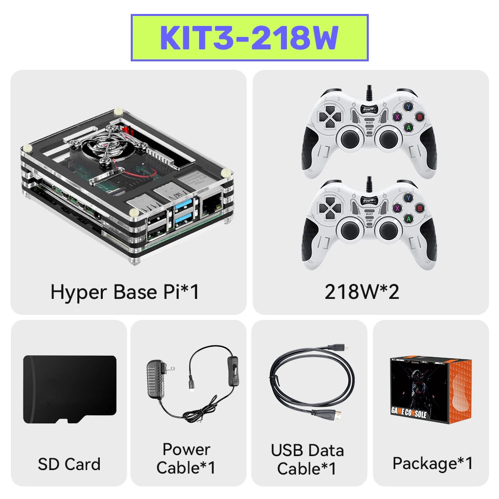 Raspberry Pi 4 Model B Retro Game Consoles Batocera OS Built-in 90000+ Games Handheld Video Gaming HDD For N64/PS1/PSP/MAME/SNES