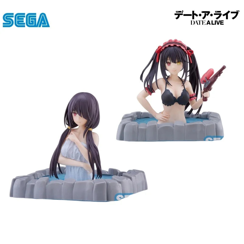 In Stock Sega Original Date A Live Tokisaki Kurumi Onsen Action Figure Anime Characters Model Doll Brand New Boxed Garage