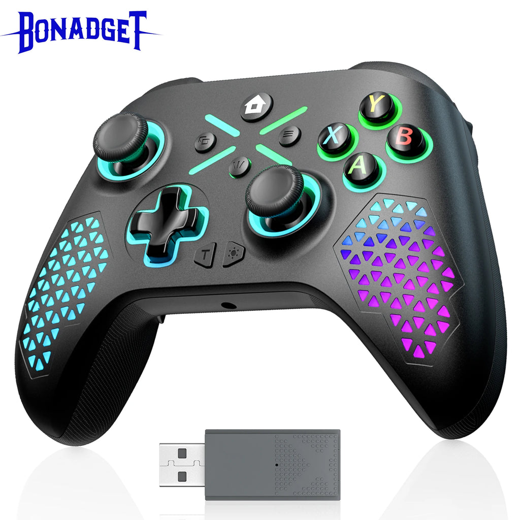 Controller For Xbox One/S/X/Series S/X PC Console Gaming Joystick 2.4G Wireless Gamepad 6-Axis Dual Vibration Hall Effect Rocker