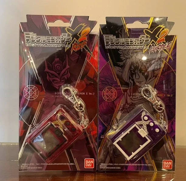NEW STOCK Bandai Original Digimon Adventure Figure Monster Scsa Scsa Gold Machine V-Mon Wormmon Animation Digivice Model Toys