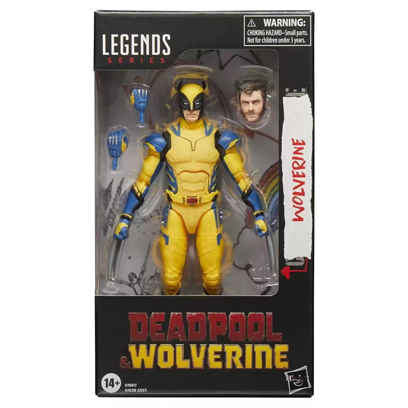 Legend Series Deadpool & Wolverine Action Figure X-Men Articulated Joints Moveable Doll Toy Collection Movie Model Birthday Gift