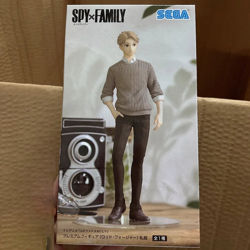 Genuine Sega Spy Family Premium Figure Loid Forger Twilight Casual Outfit Ver Anime Figure Model Collector Figurine Toys Doll