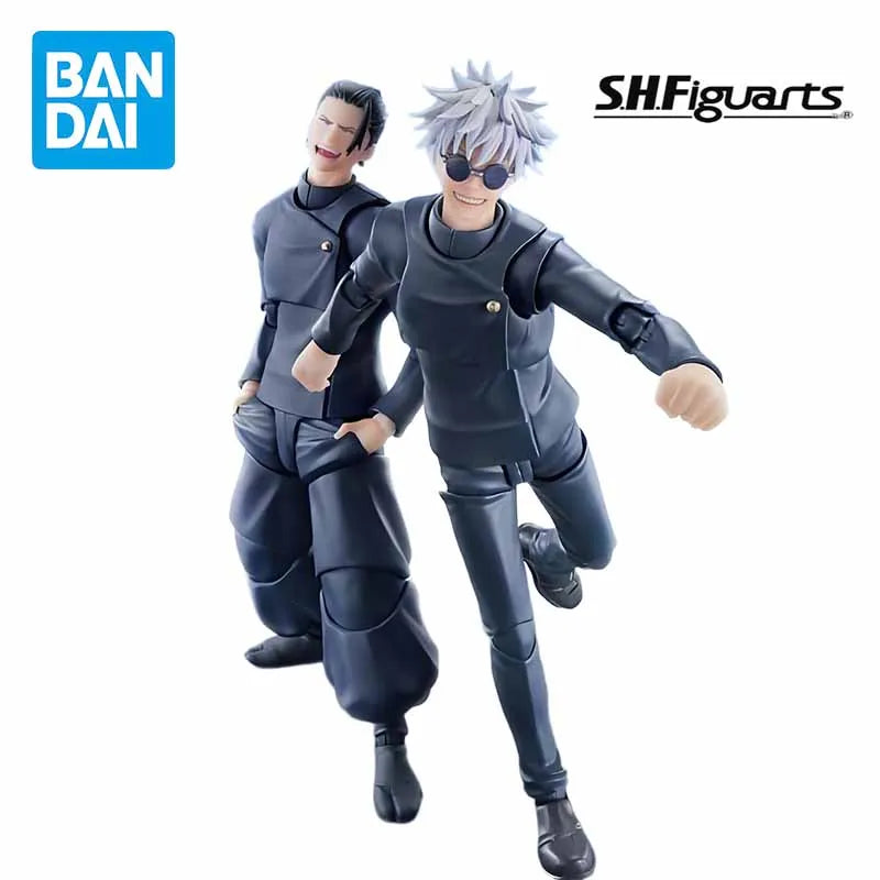 BANDAI Original MODEL KIT GUNDAM SHF SATORU GOJO SUGURU GETO Anime Action Figure Assembly Model Toys Model Gifts for Boys
