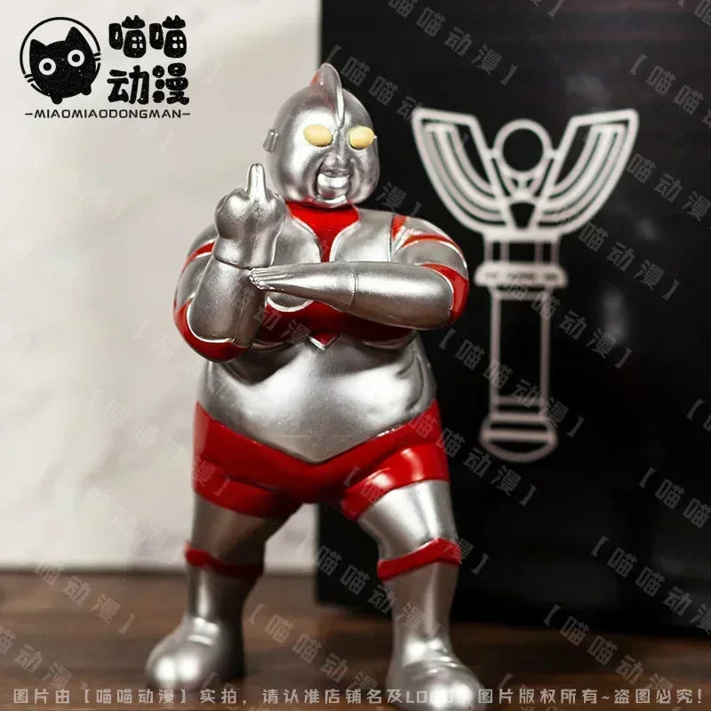 18cm U-Ultramans Anime Gk Ultraman Obesity Kawaii PVC Model Toy Doll Funny Handmade Cosplay room Decoration kids Birthday Gift