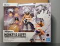 Bandai Original S.H.Figuarts One Piece [Monkey D Luffy -Gear5 Future Island Egghead] Poseable Anime Action Figure Model Toy Gift