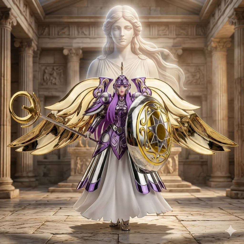 【In Stock】 Saint Seiya MST Athena Saori Kido God Cloth Myth Cloth EX Metal Armor Diecast Action Figure Collection Toy Gift