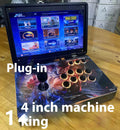 2025 New Pandora Box Portable Flip-Cover Foldable Arcade Joystick Game Console 14-inch Pandora 3D WIFI Game