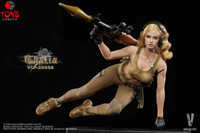 【2026 Q1】VERYCOOL VCF-2069 1/6 Scale Desert Soldier Thalia Action Figure Full Set 12" Female Soldier Action Figure Toy Model
