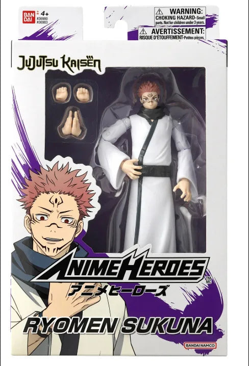 Hot 17cm Bandai Original Jujutsu Kaisen Action Figure Gojou Satoru  Itadori Yuji Fushiguro Megumi Action Anime Birthday Gift Toy