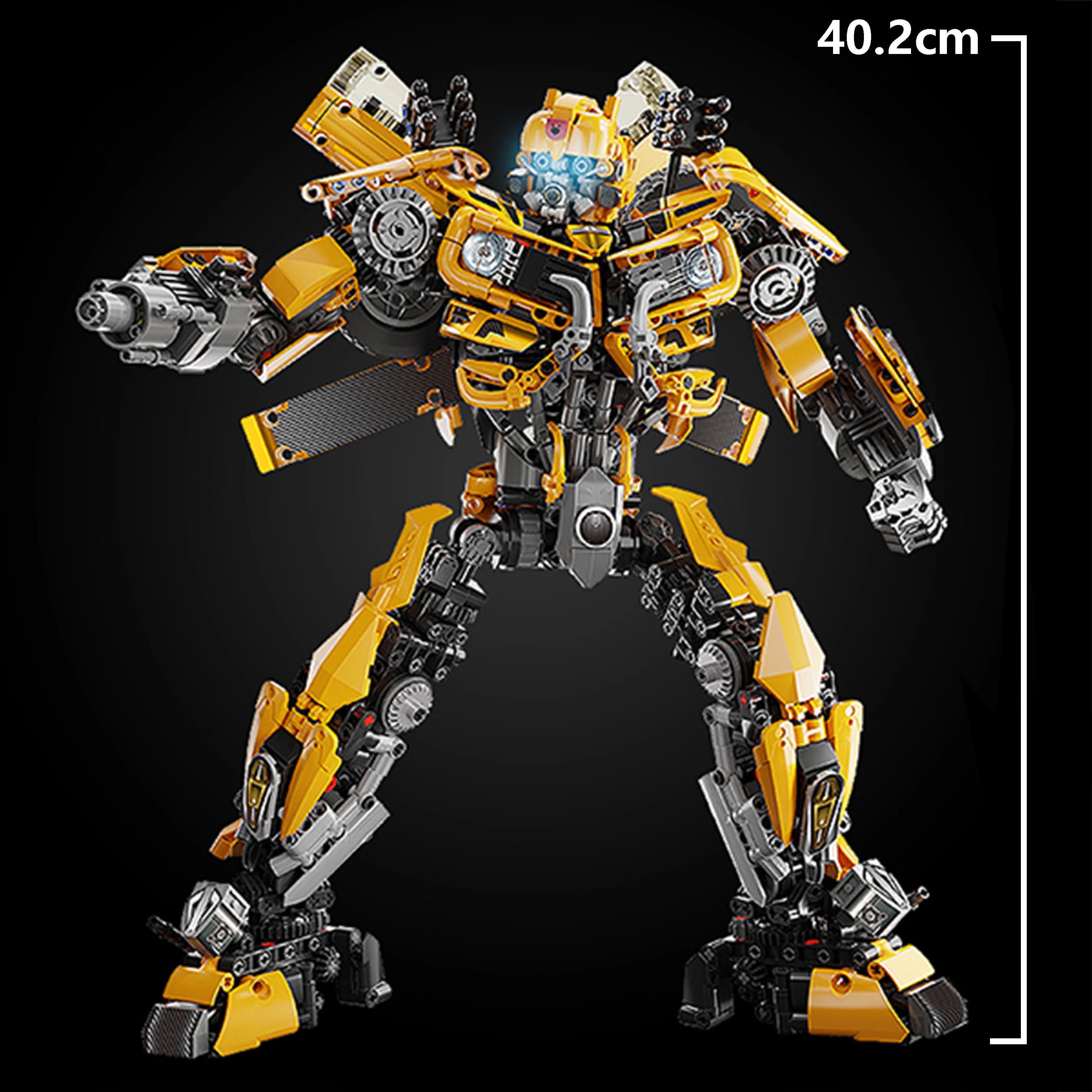 1831PCS Bumblebee B-127 Action Figure Building Block Set DIY Mecha Model Kit Inspired by Movie Hero Creative Collectible Gift