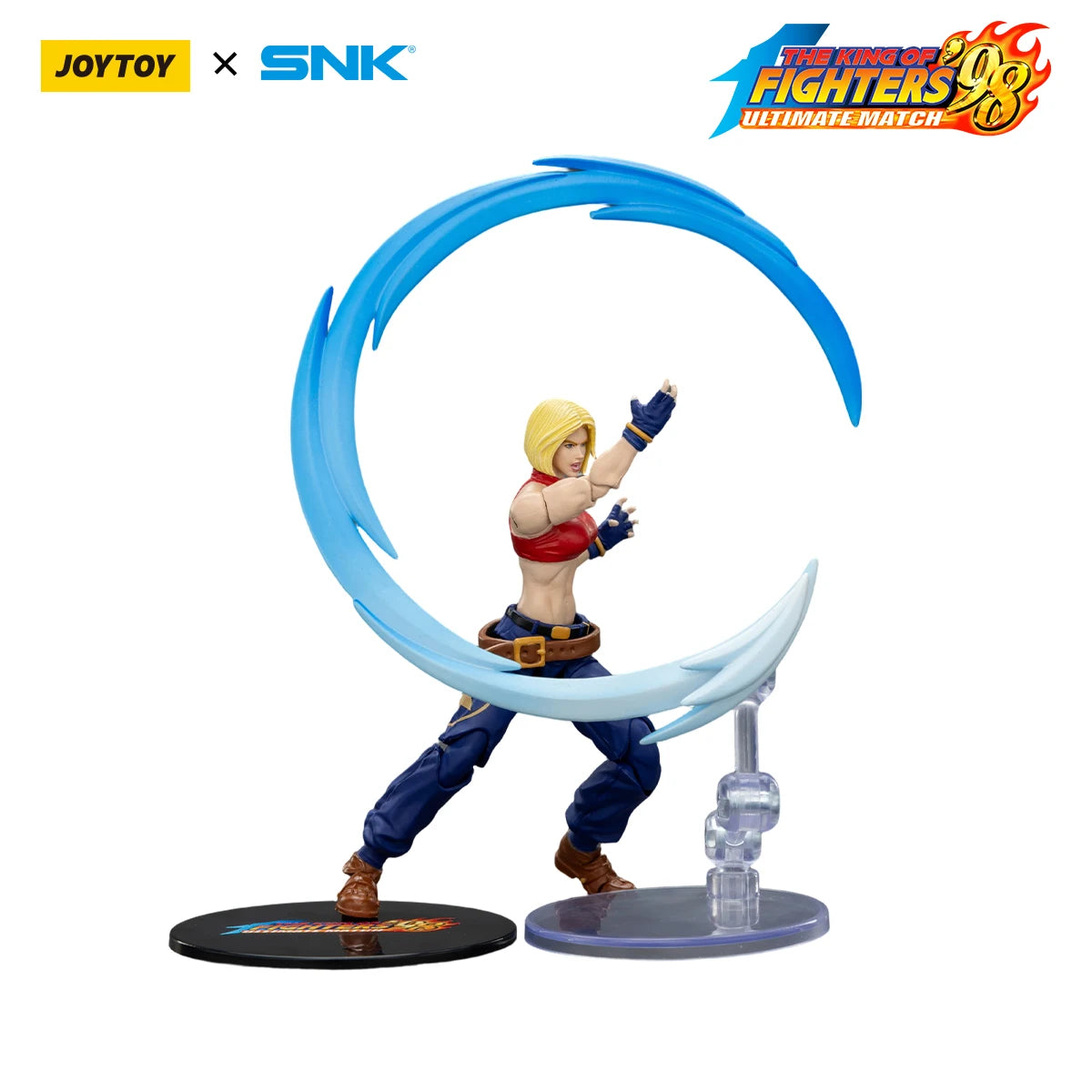 JOYTOY SNK 1/18 Action Figures KOF 98UM Hero Team Kyo Kusanagi Goro Daimon Benimaru Nikaido