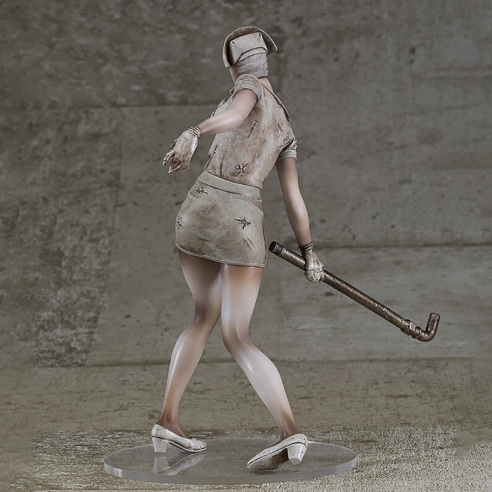 100% Original in Stock Good Smile Company Pop Up Parade Silent Hill 2 Bubble Head Nurse Anime Figure Action Figure Birthday Gift