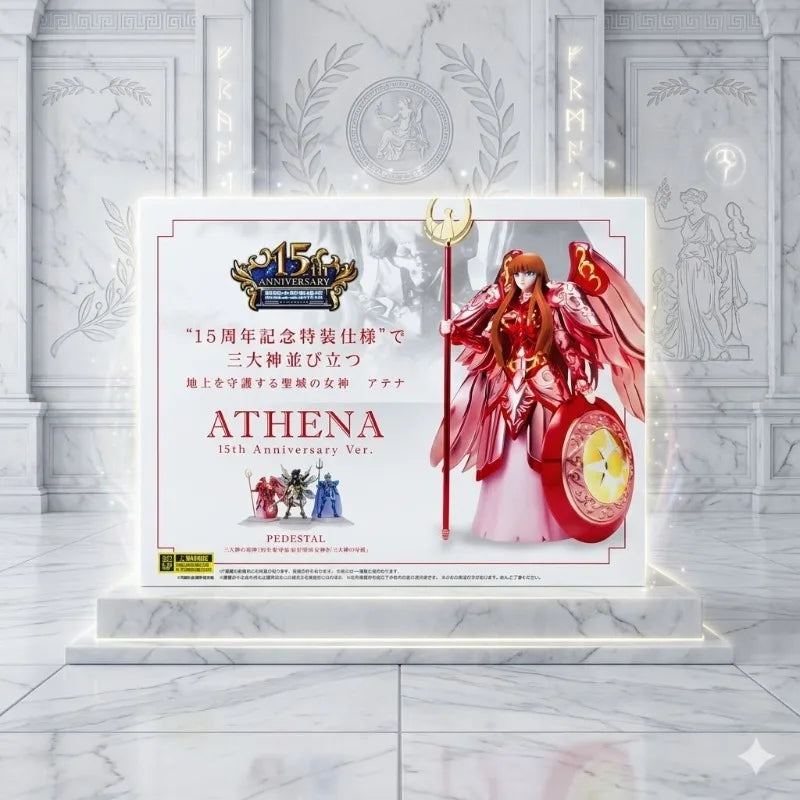 100% Original Bandai Metal Armor Holy Clothes Mythology Saint Seiya 15th Anniversary Commemorative Edition Goddess Athena