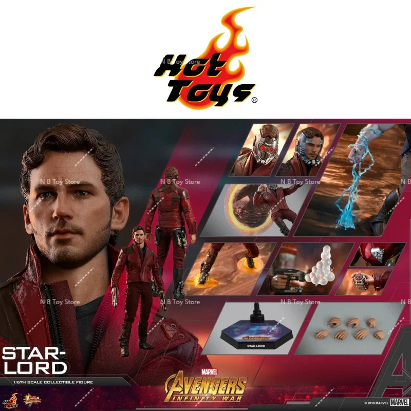 In Stock Genuine HOTTOYS HT MMS539 Marvel Avengers 3 Star Lord 3.0 Action Figure Model Toys