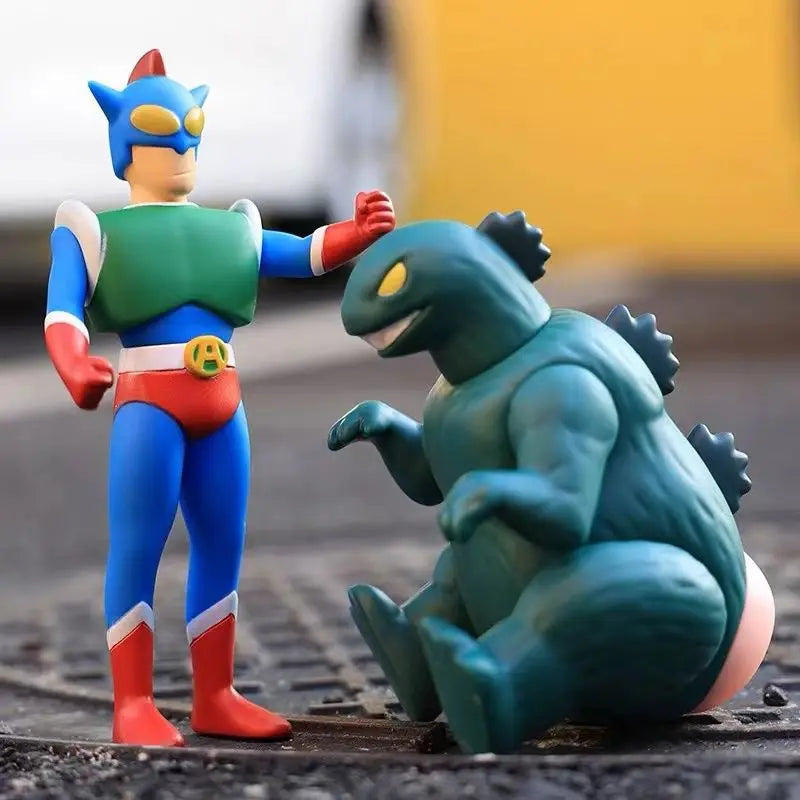 Berühmte Anime-Figuren Crayon Shin-chan Monster Kondam Roboter Akushon kamen Modell Actionfigur Spielzeug Geburtstag Weihnachtsgeschenk