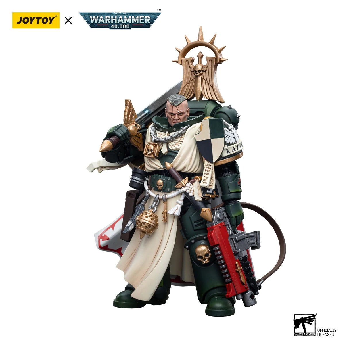[IN-STOCK] JOYTOY Warhammer 40K 1/18 Action Figures Ult Lazarus Rolantus Alberigo Stoneshield Anime Toys