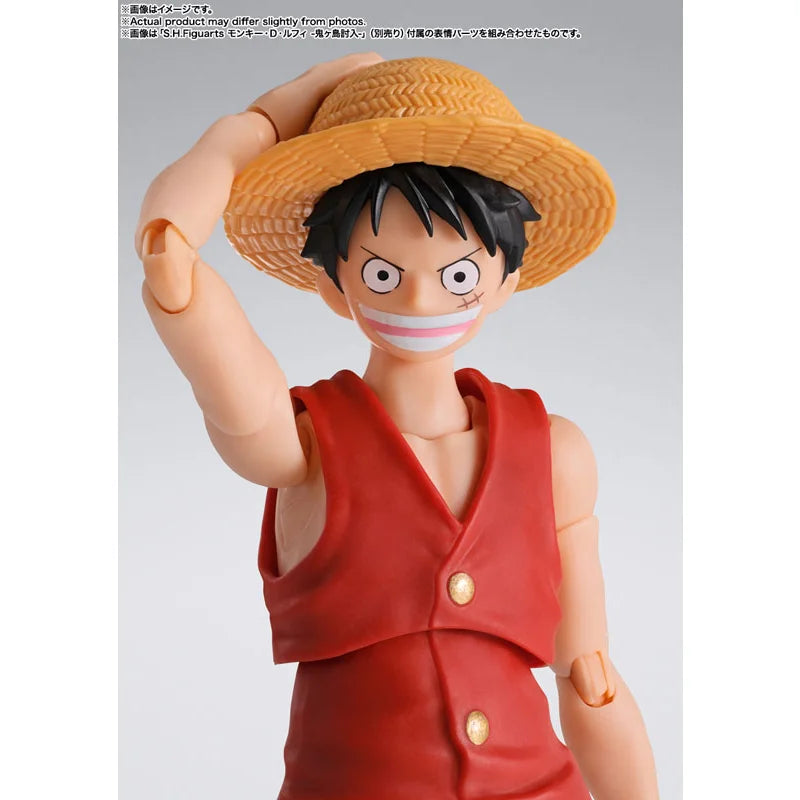 100% Original Bandai S.H.Figuarts SHF One Piece Monkey D. Luffy Romance Dawn In Stock Anime Action Collection Figures Model Toys
