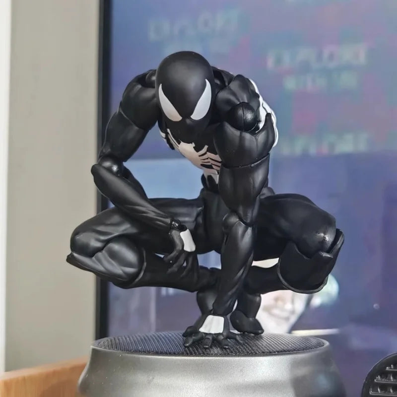 In Stock Spiderman Symbiote Vemon Action Figure Spiderman Mafex 147 Spider Man Figurine Figura Collectible Model Gift