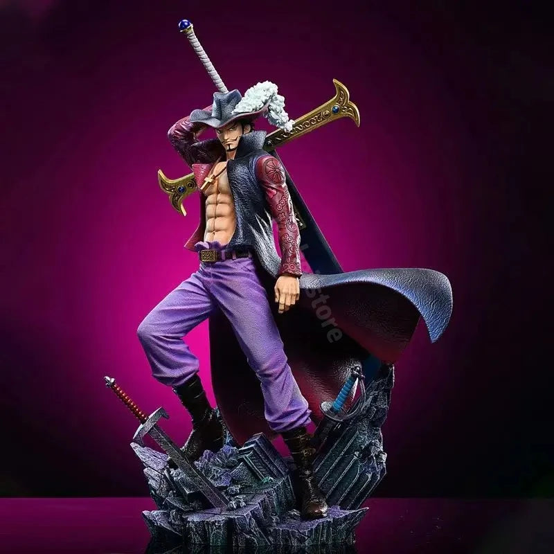 ONE PIECE Figuren Adlerauge Dracule Mihawk Anime Figur Top War PVC Modell Statue Puppensammlung Ornamente Spielzeug Geschenk