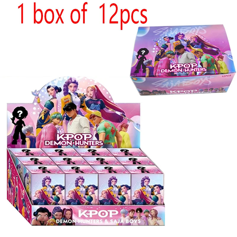 New Cute Kpop Demon Hunters Figure Model Toy Pvc Cartoon Gaming Peripherals Desk Decoration Collection Figures Model Toyfor Kid
