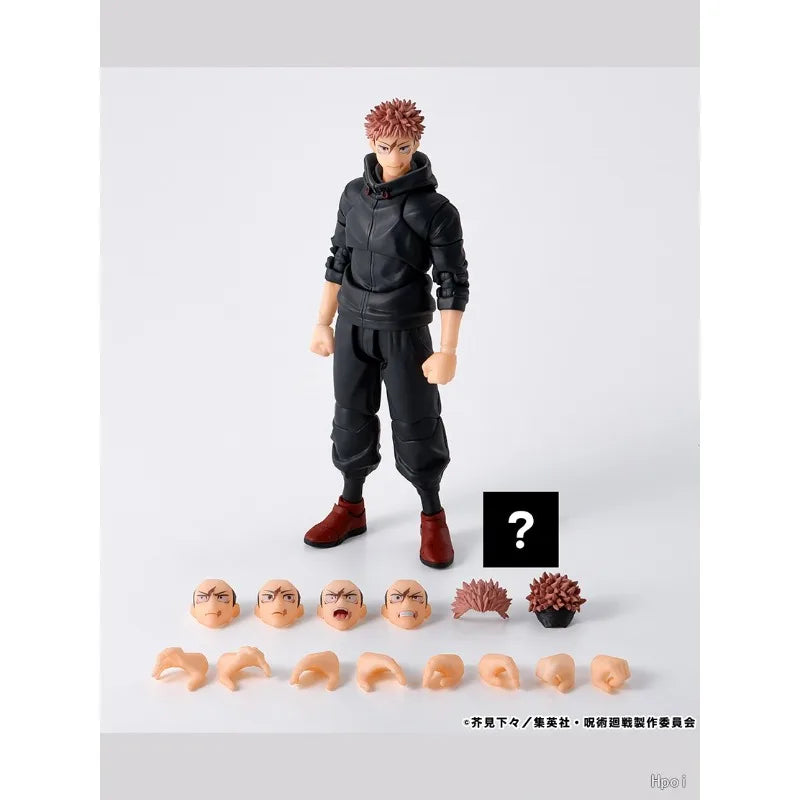 Bandai S.H.Figuarts Itadori Yuji Sukuna Vessel Jujutsu Kaisen Action Figure Movable PVC ABS Anime Collectible Figurine Ornament