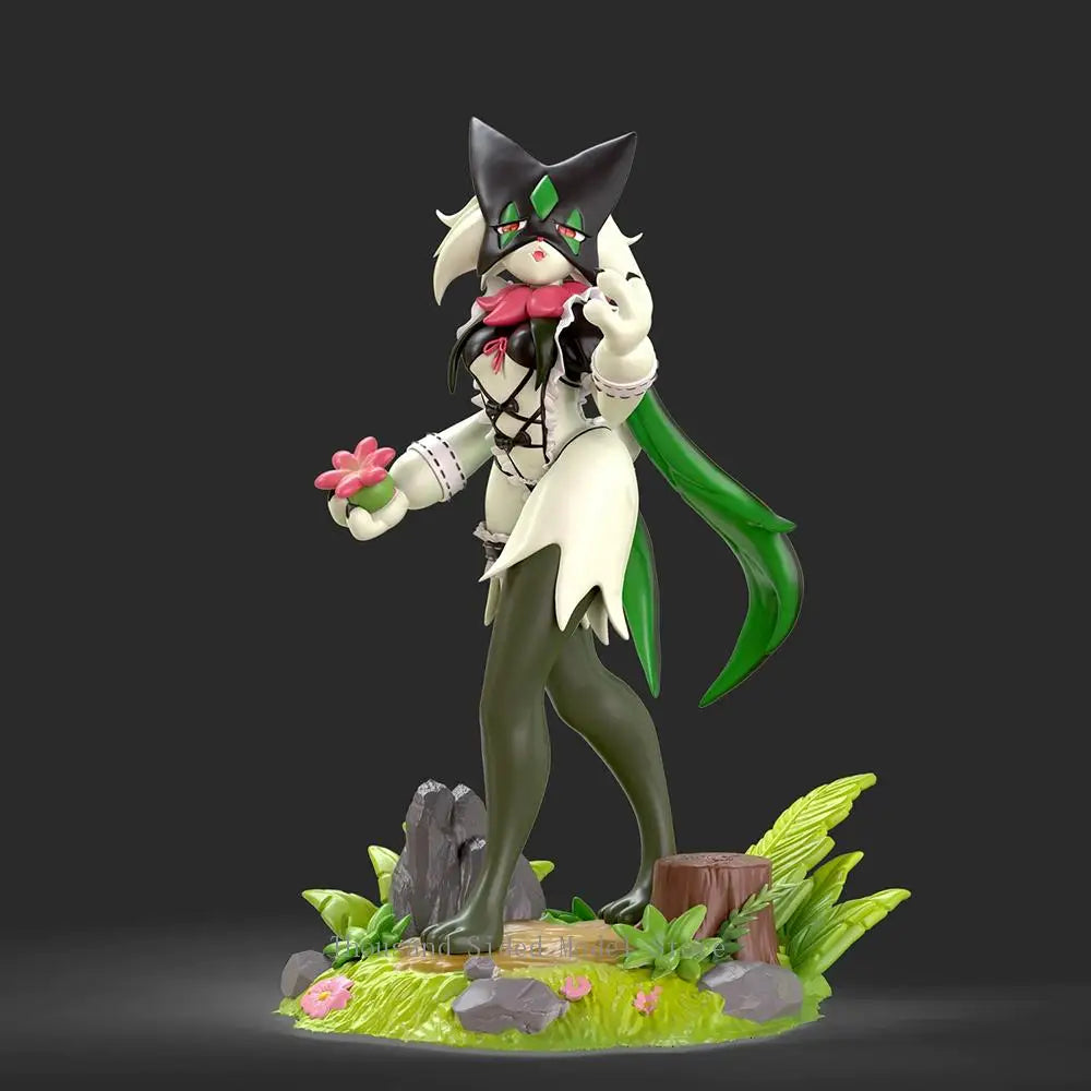 Auf Lager Original IDPLAYER Pokemon Meowscarada Strap Maid 1/10 Skala GK Modell Kawaii Anime Figure Sammeln Spielzeug Für Jungen Geschenk