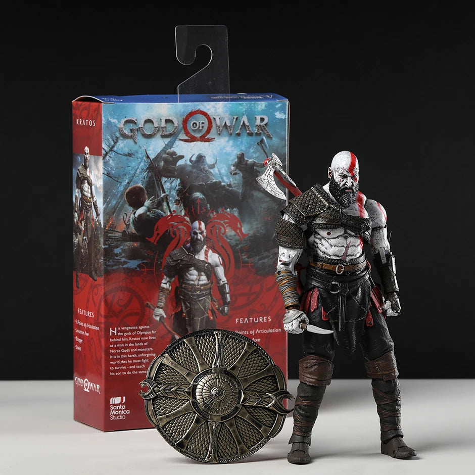 NECA God of War (2018) Kratos Колекционерска екшън фигурка Модел Кукла Декоративна играчка