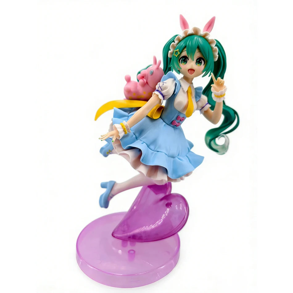 Anime Hatsune Miku Doll Model Cartoon Cute Kawaii Toys PVC Model Action Figures Car Dashboard Decoration Holiday Gift