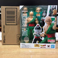 Low price In Stock BANDAI Original S.H.Figuarts DRAGON BALL TENSHINHAN AND CHAOZ SHF Action Figure Model Toy Gift for Kids