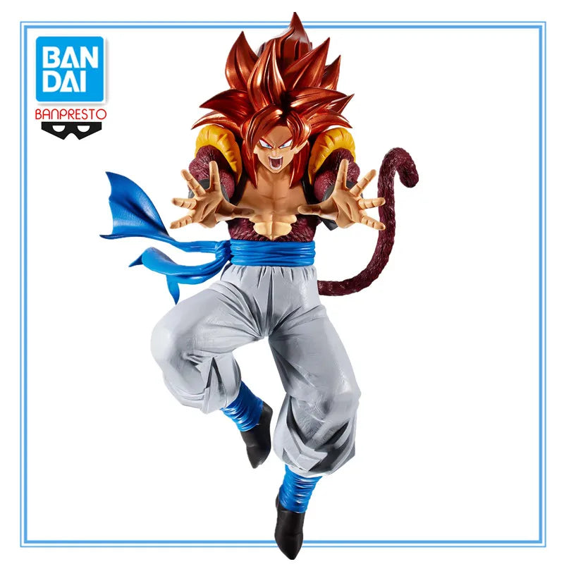 Auf Lager BANDAI Banpresto Dragon Ball GT Anime Figuren Bos Super Saiya 4 Gogeta PVC Actionfiguren DBZ Sammlermodell Spielzeug