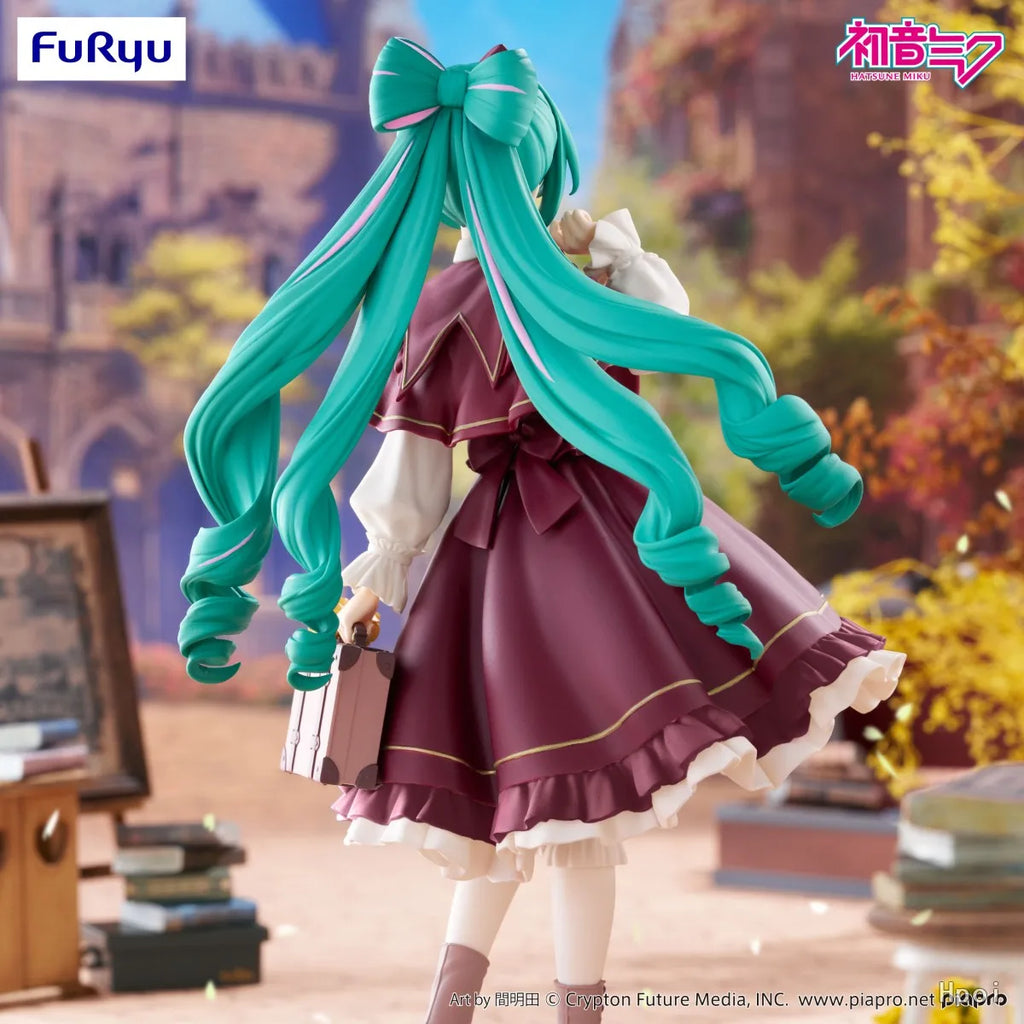 In Stock Original FuRyu Trio-Try-iT Piapro Hatsune Miku 19cm Classical Retro Anime Statue Figure Collection Dolls