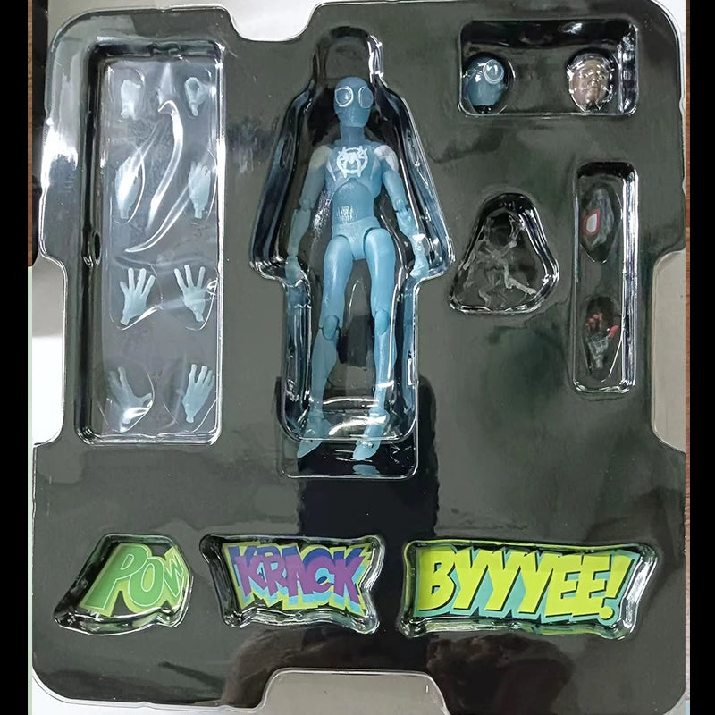 Sentinel Sv Action Miles Morales Gwen Stacy Figure Spiderman Model Spider-man Into the Spider Verse Peter Miles Figurine Toys