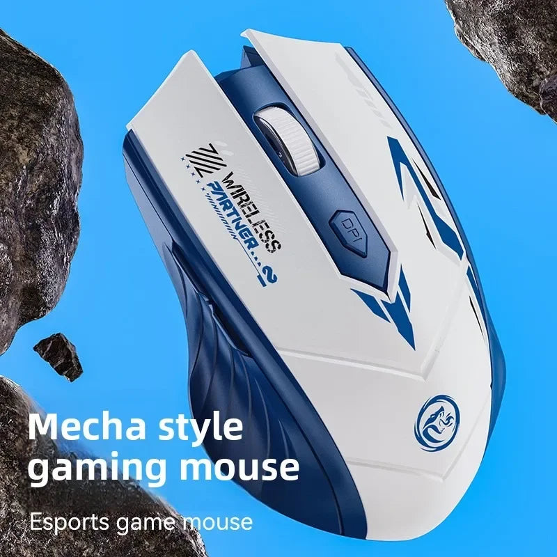 2.4G Wireless Mouse Bluetooth 5.4 Mouse Dual-Mode Gaming Mice E-Sports Rechargeable Mouse 1600DPI PC Gamer Mouse For Computer