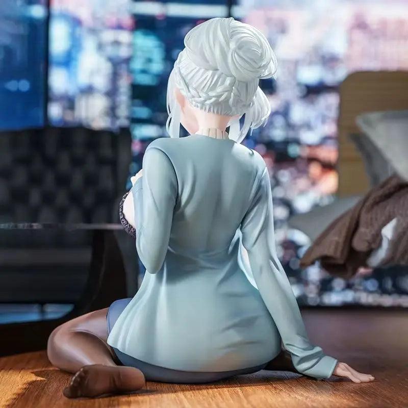 Yukino Anime Figur Mifuyu 14cm Yukino Figuren Sitzhaltung Sexy Mädchen Figurine Pvc Modell Statue Sammlerspielzeug Jungen Geschenke