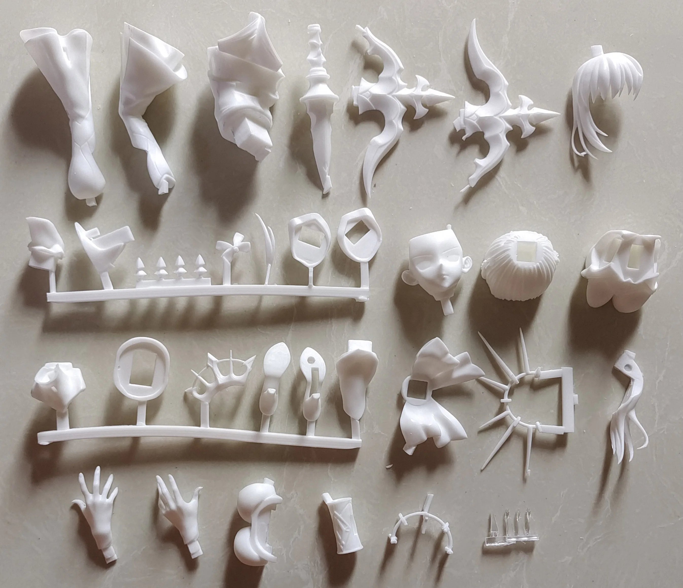 1/7 Anime Fate/Grand Order Morgan Berserker Kit kawaii Resin GK DIY White Assembly GK Model Statue Toys doll Collection Gifts