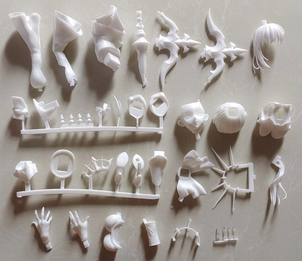 1/7 Anime Fate/Grand Order Morgan Berserker Kit kawaii Resin GK DIY White Assembly GK Model Statue Toys doll Collection Gifts