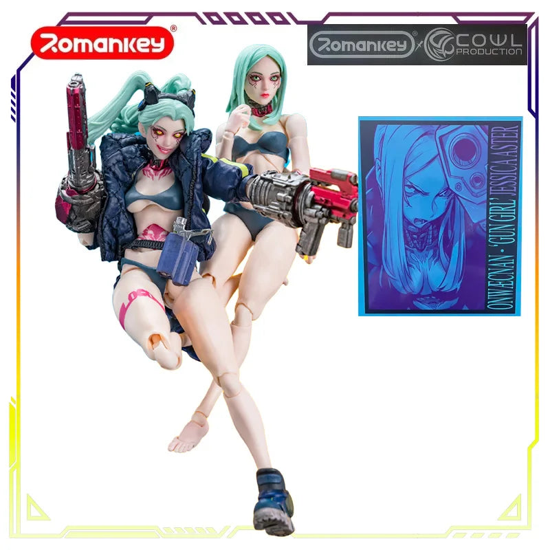Spot Supply Romankey Original Romankey X COWL Production Series Jessica  Aster Action Figure Model Toys Model Gifts for Boys