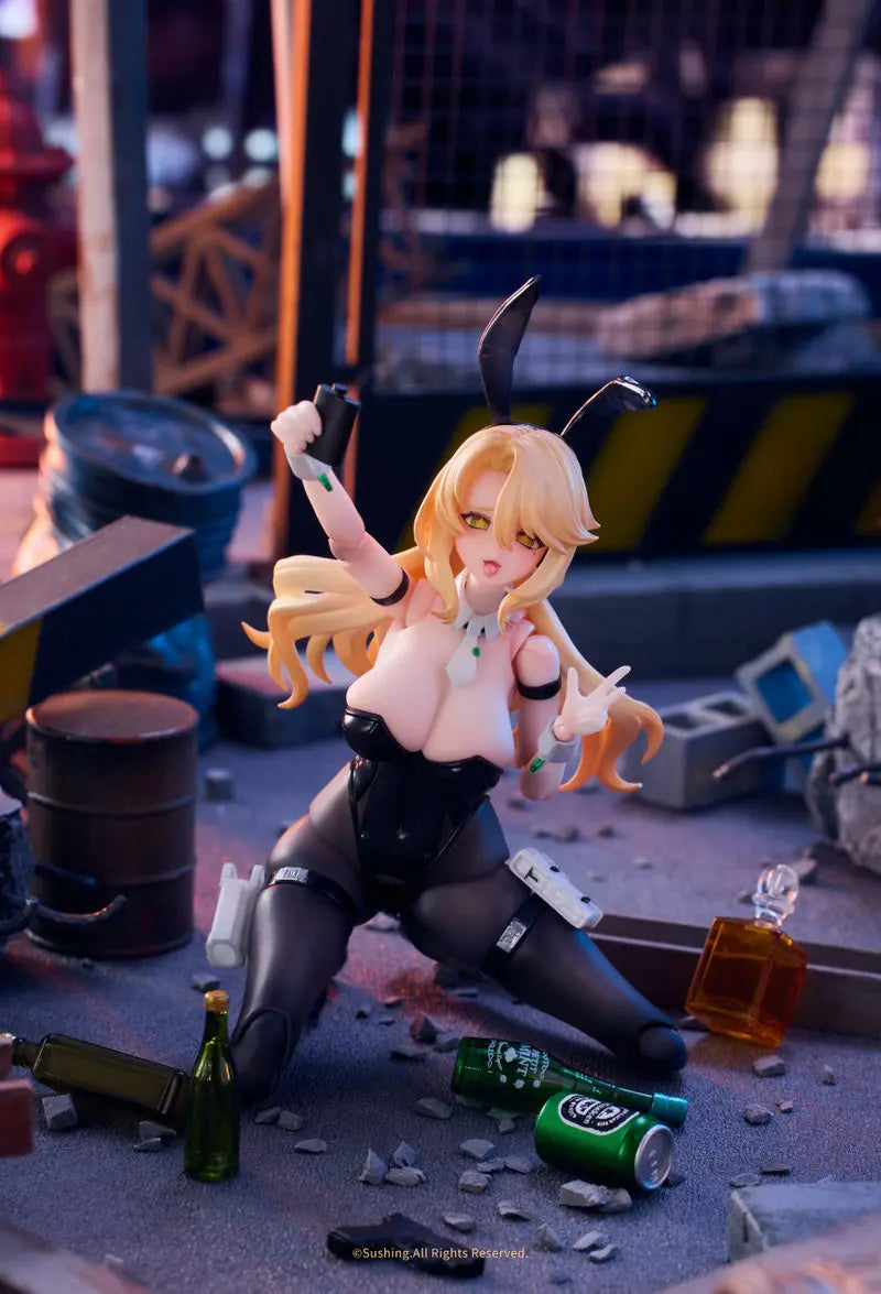 In Stock New 1/12 Scale Rabbit Rapid Response Team Shield Operator Ailiana Articulated Figure Collection Decoration Model Toy