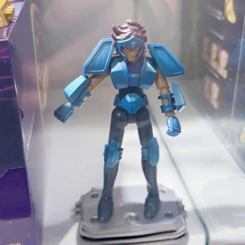 New Blokees Saint Seiya Blind Box Galaxy Version Vol.4 Gold Zodiac Anime Saga Action Figures Assembled Model Toy Collectible