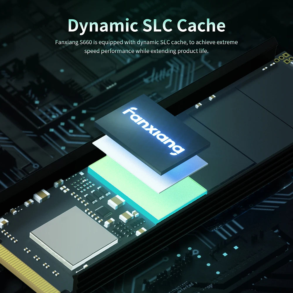Fanxiang S660 M.2 NVMe SSD PCIe4.0x4 5000MB/s 500GB 1TB 2TB M2 SSD Internal Solid State Drive For PS5/PlayStation5 Desktop PC