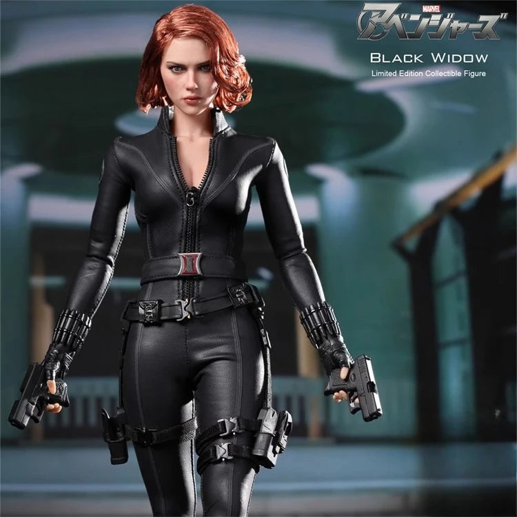 In stock: HOTTOYS brand 1/6 scale MMS178 "The Avengers" Black Widow 2.0 version and Deadpool figurine toys
