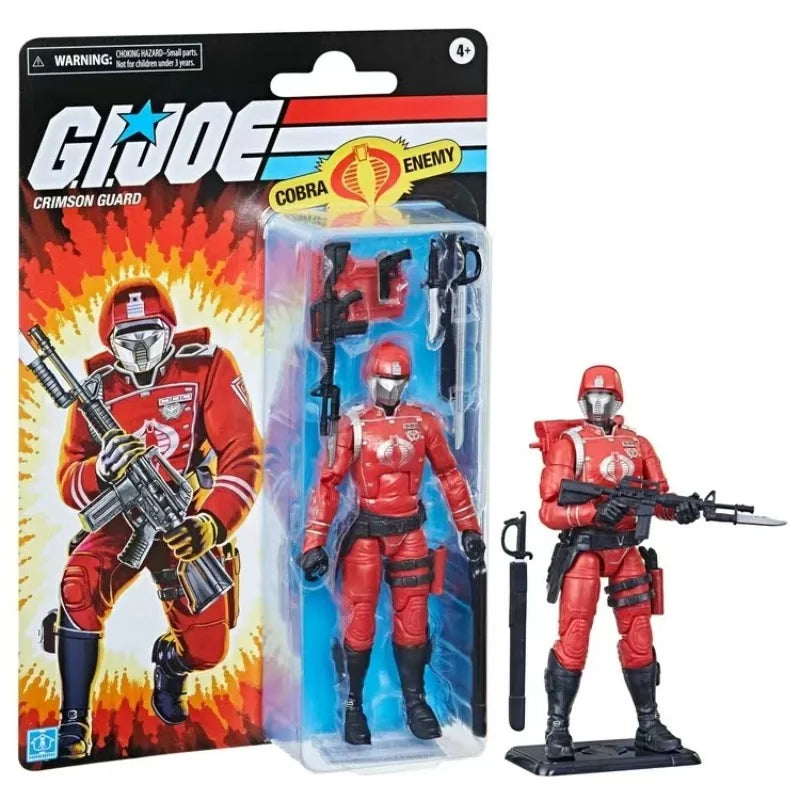 Original Hasbro G.I. Joe Classified Series Retro Cardback Crimson Guard Action Figure Toy Collection Model