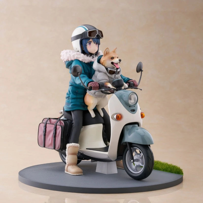F:NEX LAID-BACK CAMP Shima Rin 100% Original genuine 205mm PVC Action Figure Anime Figure Model Toys Figure Collection Doll Gift