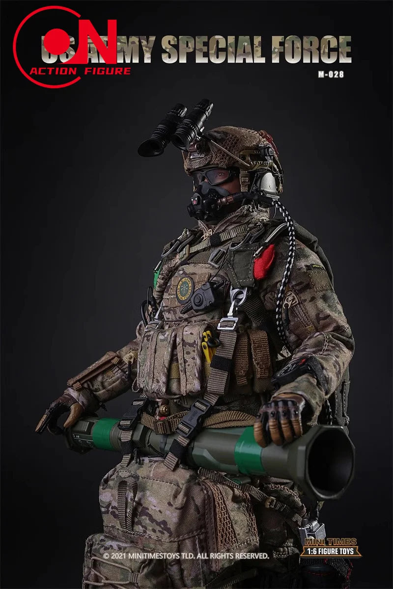 mini times toys 1/6 M028 US Army Special Force Soldier Action Figure 12'' Male Soldier Action Figure Full Set Collectible Model