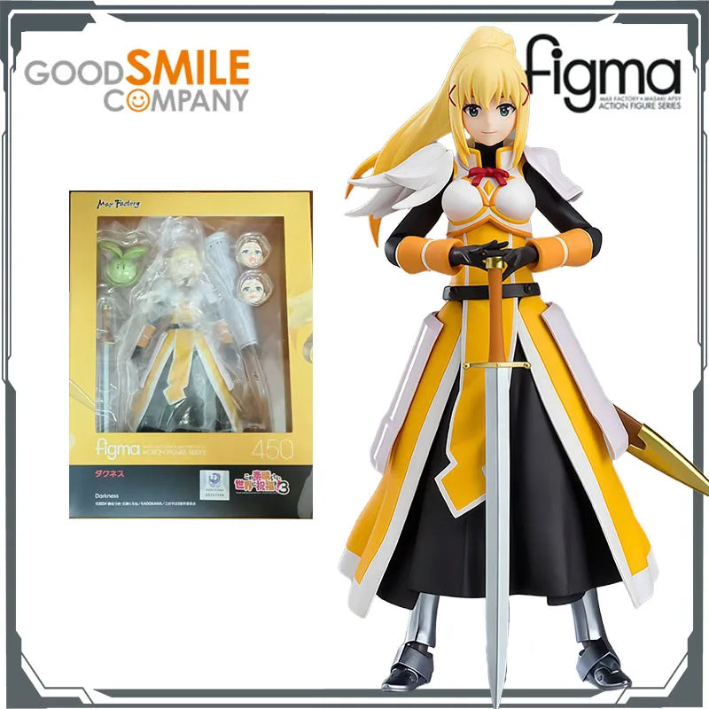 GSC Original Figma Blessings on This Wonderful World! Darkness & Swimsuit Anime Action Figures Toys for Boys Christmas Gift