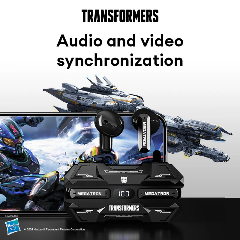 Нови Transformers TF-T51 AI TWS Bluetooth V5.4 слушалки с превод в реално време и AI чат слушалки за запис на срещи
