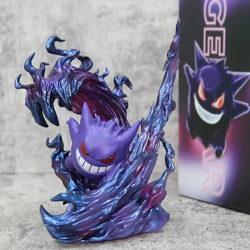Neu auf Lager 18 cm Anime Pokemon Gengar Ghost Claw Actionfigur Spiel Statue Sammlerstück Kawaii Modell Weihnachtsgeschenke Puppen Spielzeug
