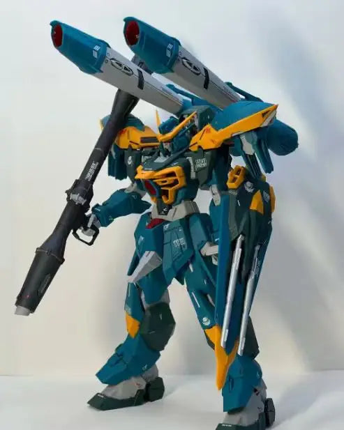 Baobao Mode Co-Branded Fierce Tiger Mode Fm 1/100 Calamity Action Figures With Water Sticker And Special Effects Pieces Toy Gift