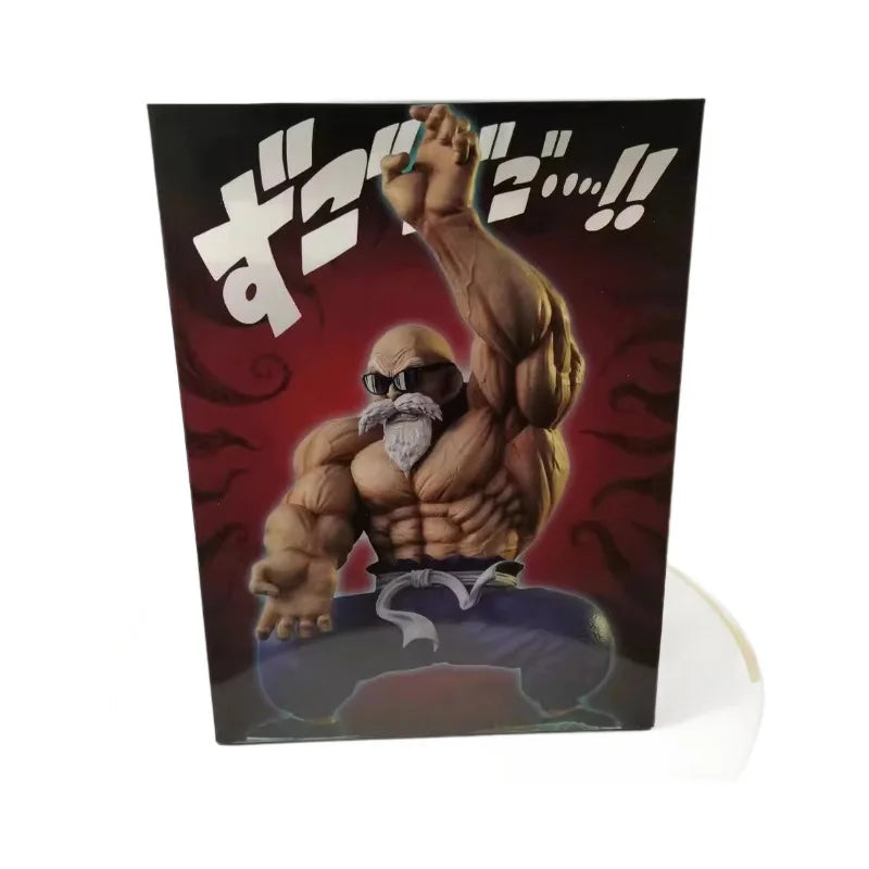 25cm Dragon Ball Master Roshi Muscle Modeling Ka Me Ha Me Ha Anime Figure Model Gk Statue Collection Desktop Decoration Ornament